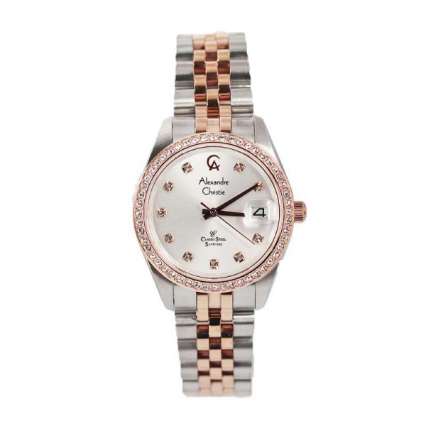 Alexandre christie AC 5012 Silver Rosegold White Lady LDBTRSL Alexandre christie AC 5012 Silver Rosegold White Lady LDBTRSL